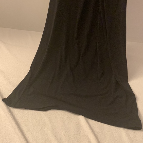 Long Sleeve Black Maxi Dress Size 6 River Island - Picture 2 of 4